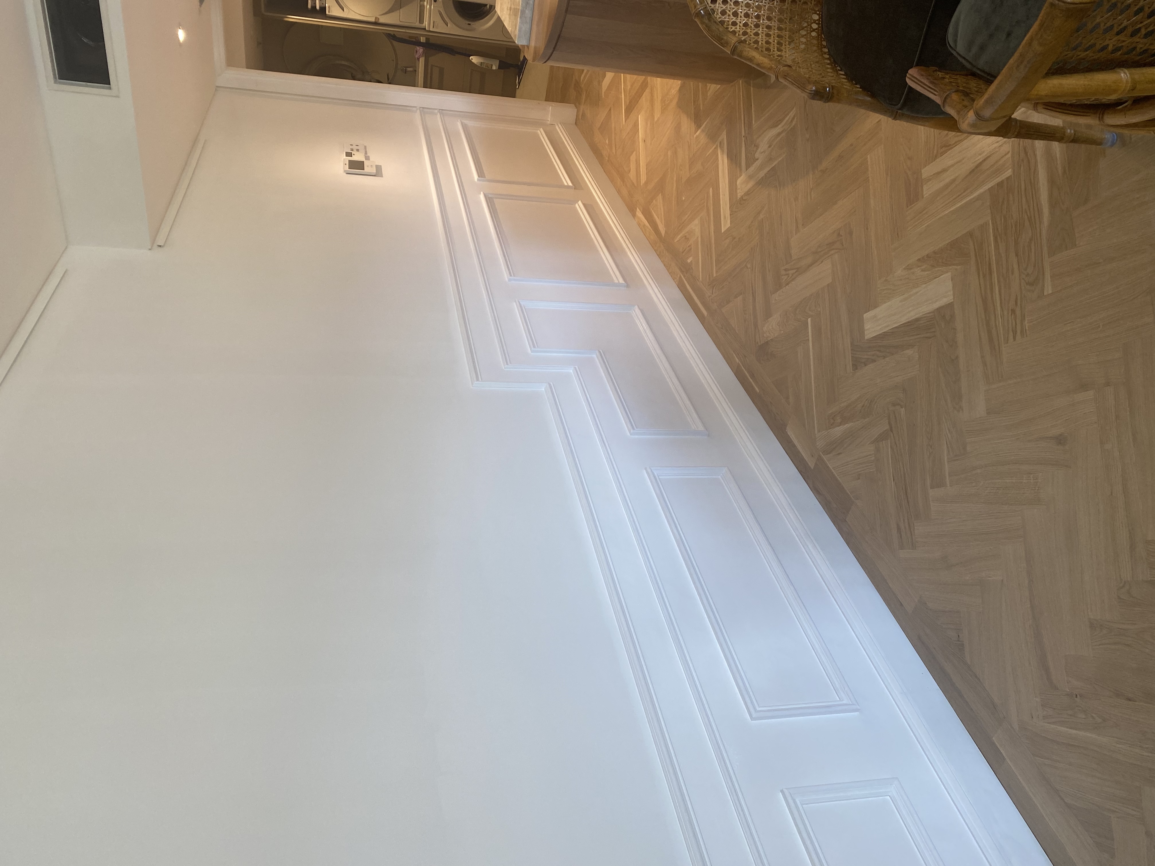 Georgian symmetrical wall paneling Adelaide